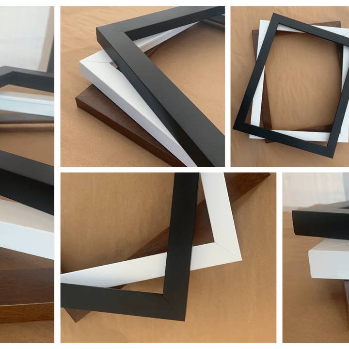 Modern Memory Design Picture Frames - Venta al por mayor Marcos de fotos - Gallery Wall - Marco de fotos (44 x 35 cm, madera blanca, 44 x 35 cm)