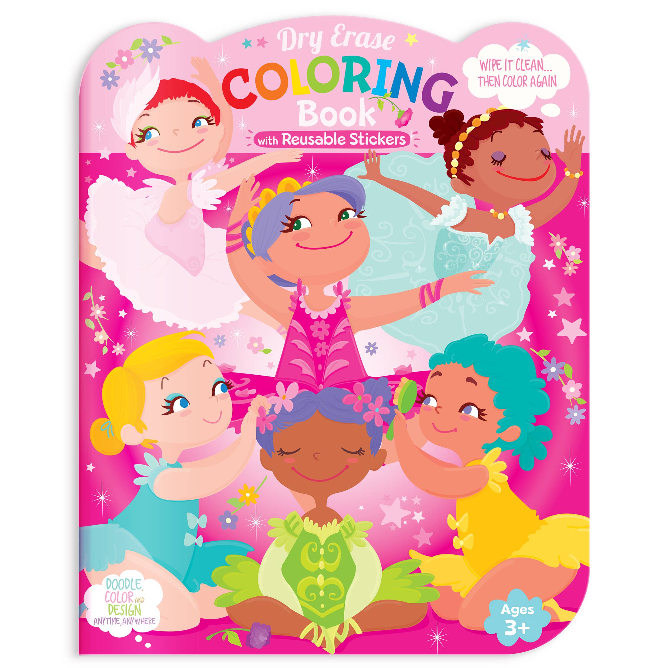 The Piggy Story - Wholesale Colouring and activity book – kids and baby - Dry Erase Reusable Coloring Book with Stickers | Ballet5