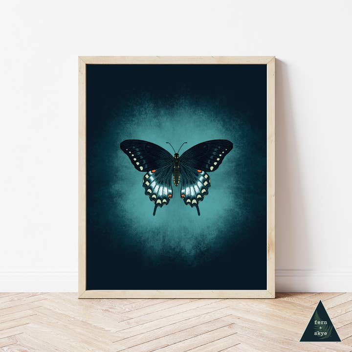 Butterfly Glow Art Print for wholesale by Fern and Skye