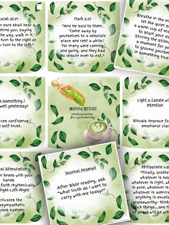 Morning Matcha: Mindset Practices for a grounded day for wholesale by Sonshine Paperie