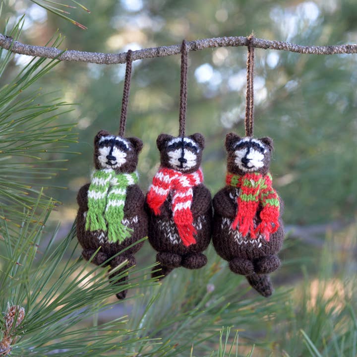 Melange Collection - Wholesale Ornament - Raccoon Ornaments