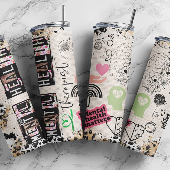 Mental Health Therapist | Tumbler for wholesale by Designs by Robyn