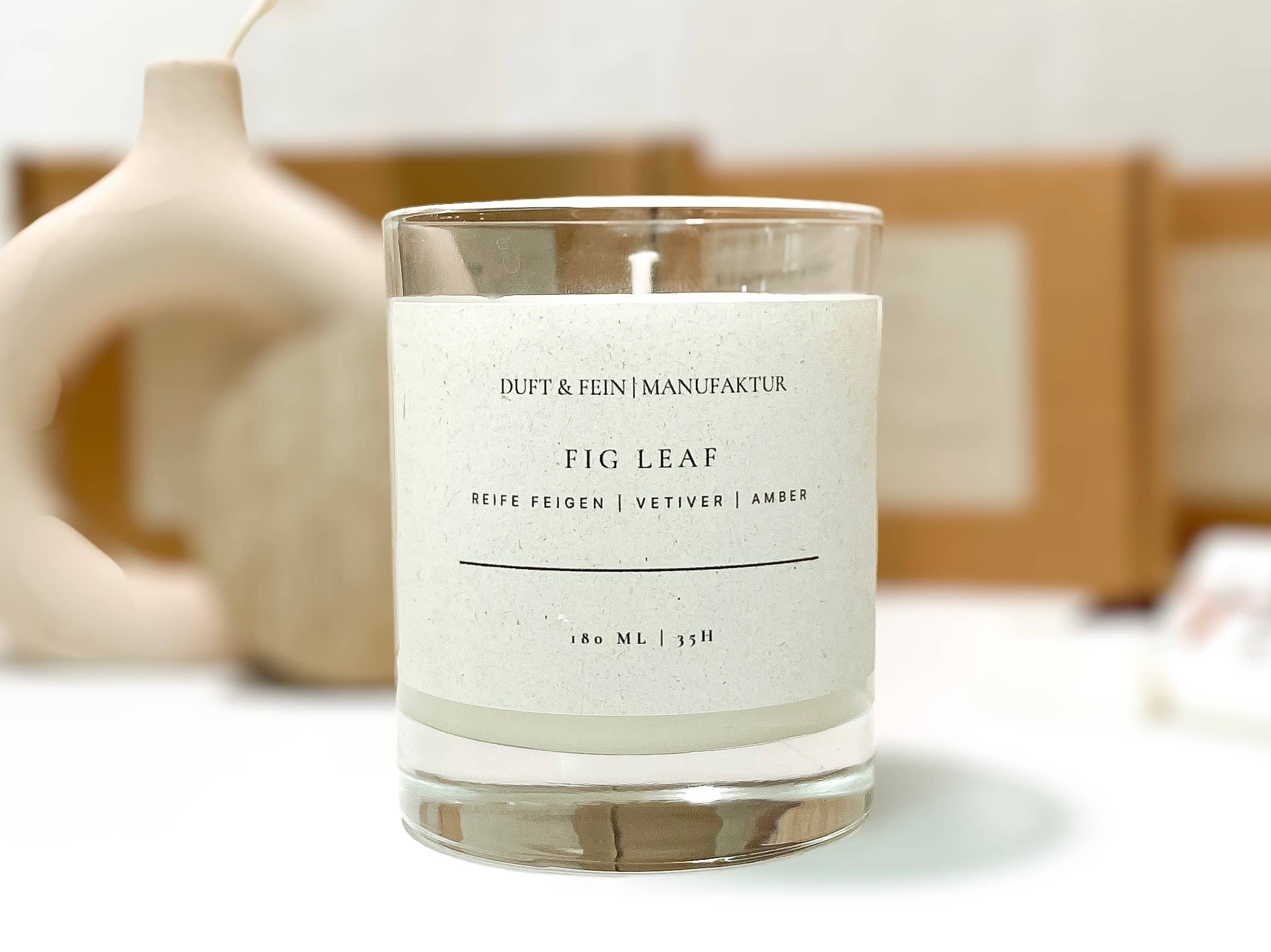 Duft & Fein. - Wholesale Jar/Filled Candle - Fig Leaf Scented Candle4