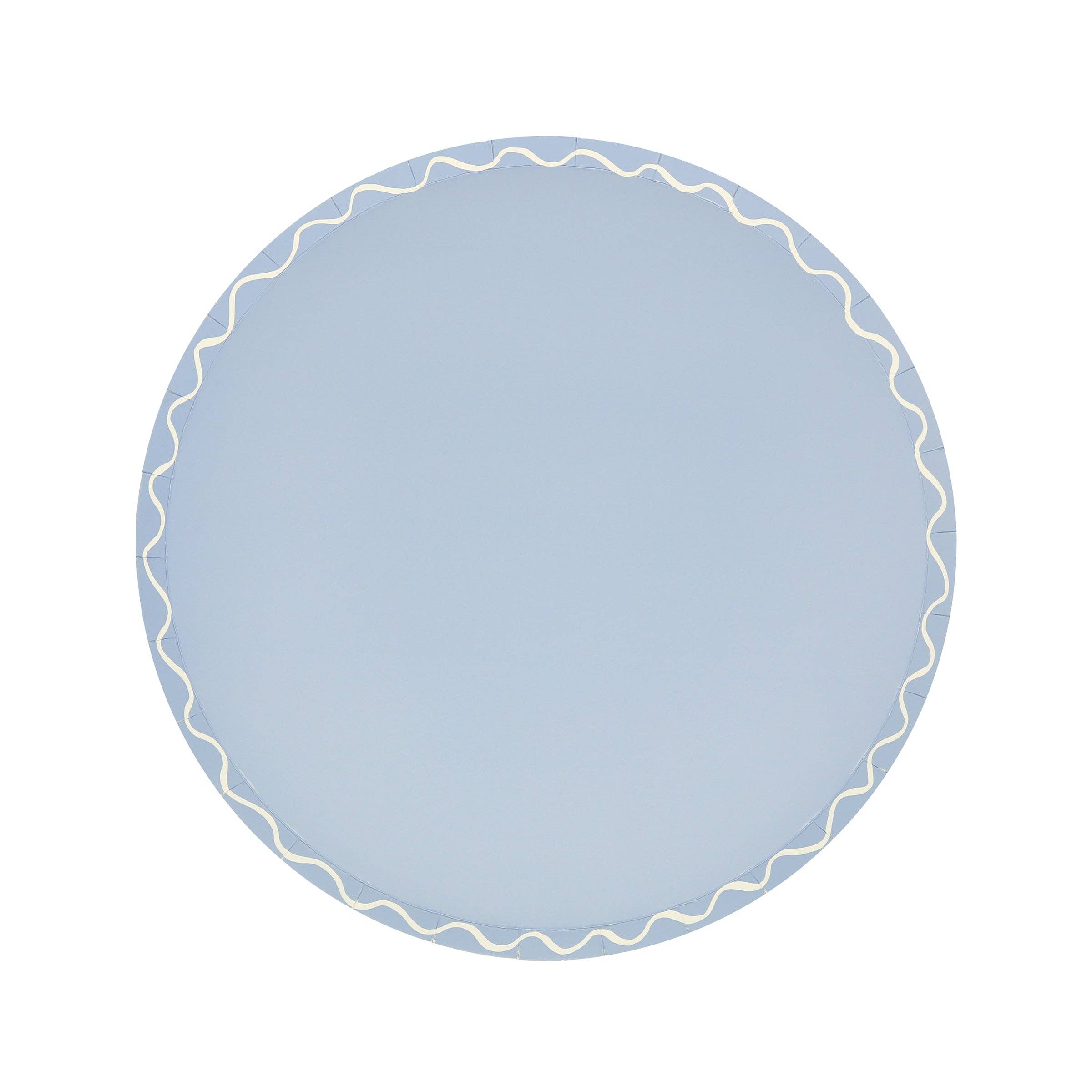 Meri Meri – wholesale Disposable plate – Mixed Wavy Line Side Plates11