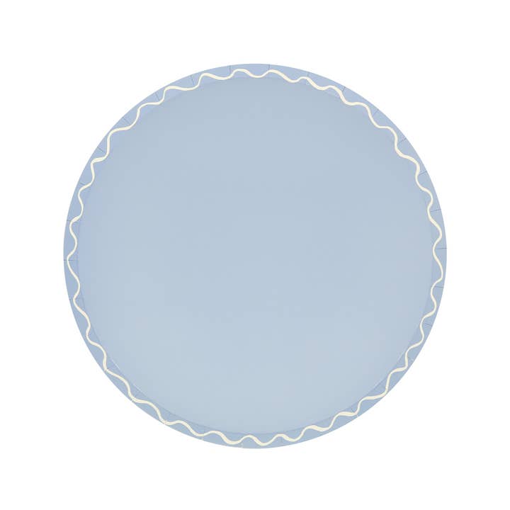 Meri Meri – wholesale Disposable plate – Mixed Wavy Line Side Plates11