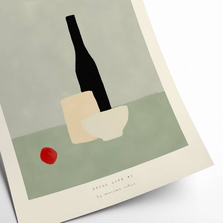 PSTR Studio - Wholesale Art Print - Maxime - More wine plz #31