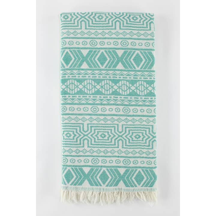 TURKISH LINEN & TOWELS - Wholesale Beach Towel - Premium Turkish Double Sided Cotton Bath Beach Pool Towel