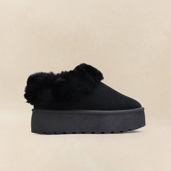 CORE - Pantofole in Pelliccia con Suola Piattaforma per la vendita all'ingrosso da parte di Lemonade Shoes