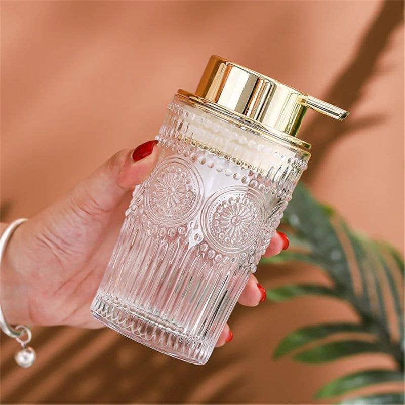 Kiyo Home - Wholesale Soap dispenser - Glass Foaming Soap Dispenser | Elegant Soap Dispenser Pump12