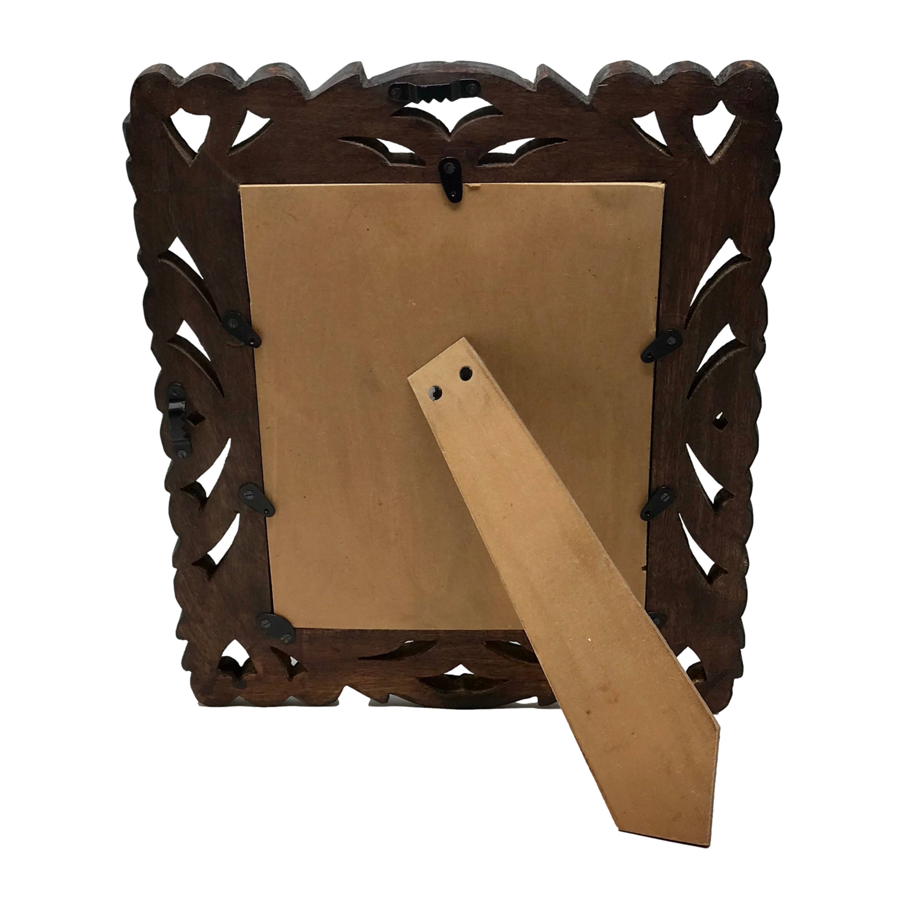 Wilco Home - Wholesale Picture Frame - Castille Hand-Carved Easel Photo Frame-Fall Décor2