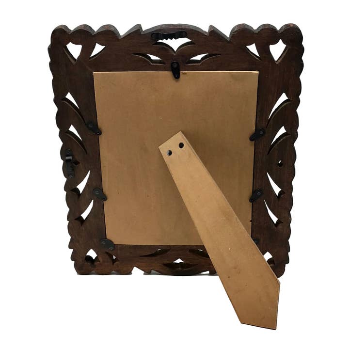 Wilco Home - Vendita all'ingrosso Cornice portafoto - Cornice portafoto a cavalletto intagliata a mano Castille, decorazione autunnale2