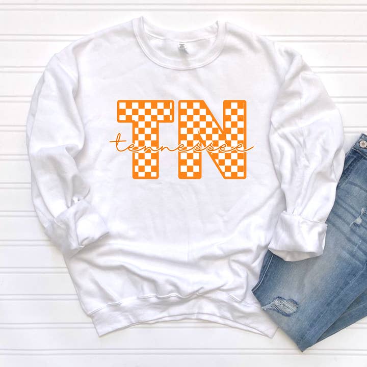 Cotton Threads - Wholesale Graphic Sweatshirt - Unisex - Tennessee sweatshirt or tee adult/kids0