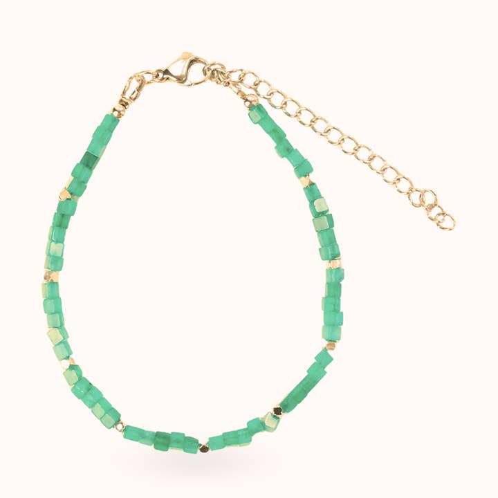 Aventurine Bracelet Gold for wholesale by Blue Buddha Jewelry