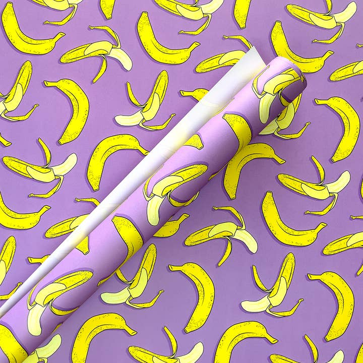 Smarty Pants Paper - Vente Feuille de papier cadeau - Feuilles d'emballage cadeau banane