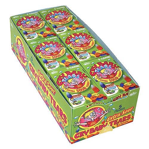 I Got Your Candy - Wholesale Hard Candy - Cry Baby Tears Sour Candy 1.98oz - 24ct