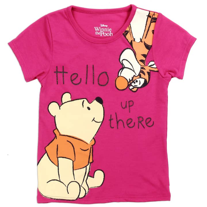 WINNIE THE POOH Girls Toddler T-Shirt for wholesale by Penguin Kids Wear