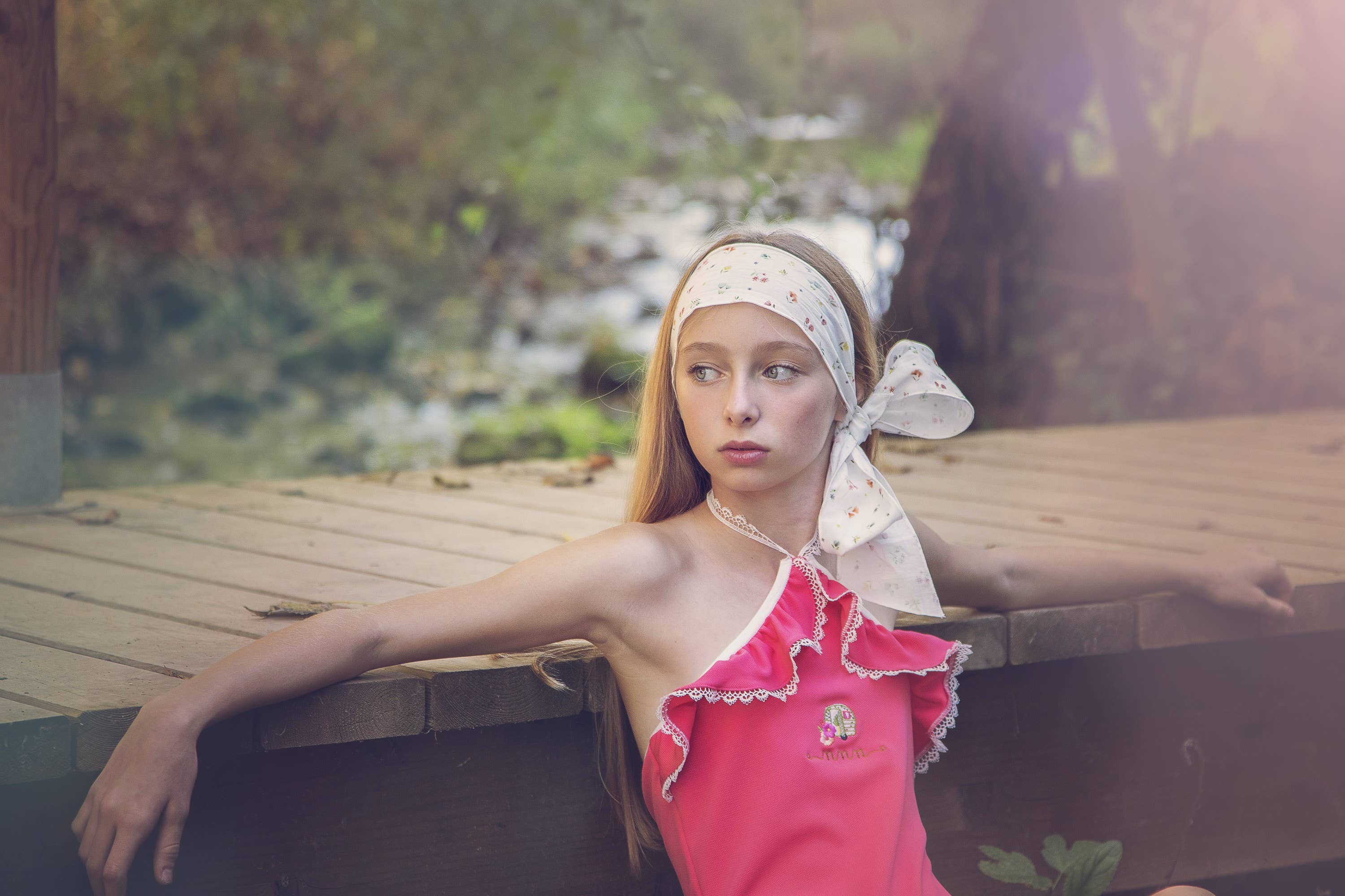 nora norita nora - Wholesale One Piece Swimsuit - Kids - Santa Monica Embroidered Swimsuit1