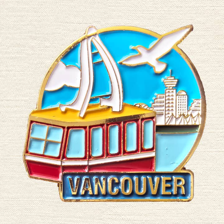 SkyHigh Vancouver Emaille-Pin für den Großhandel von Northern Icons Canada