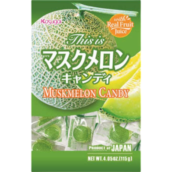 Kasugai Musk Melon Gummy Candy for wholesale by Cow Crack Wholesale