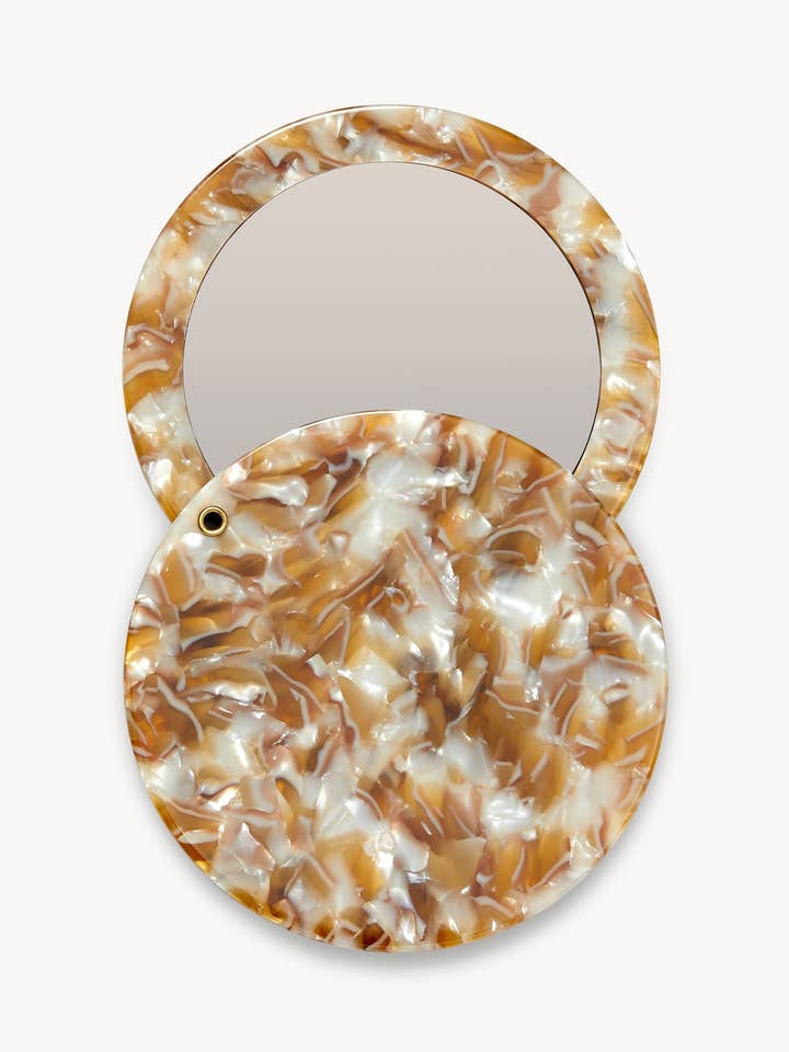 Cirkel Spejl i Baja Skildpadde for engroshandel hos MACHETE