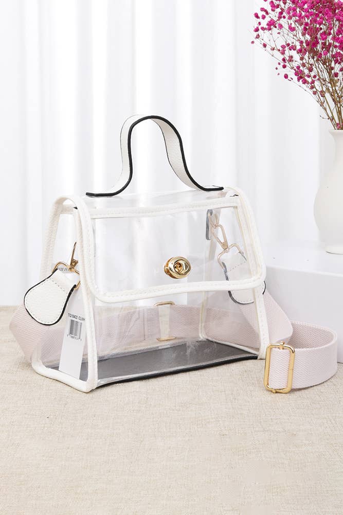 Hana - Wholesale Crossbody Bag - Women's - Clear Stadium Crossbody hand Bag7