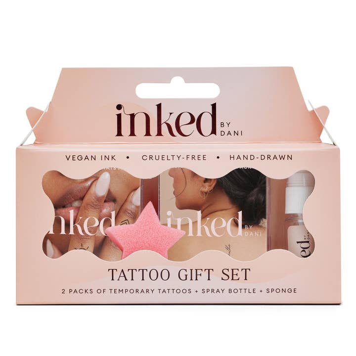 Deluxe Tijdelijke Tattoo Cadeauset: 2 Stuks voor wholesale door INKED by Dani