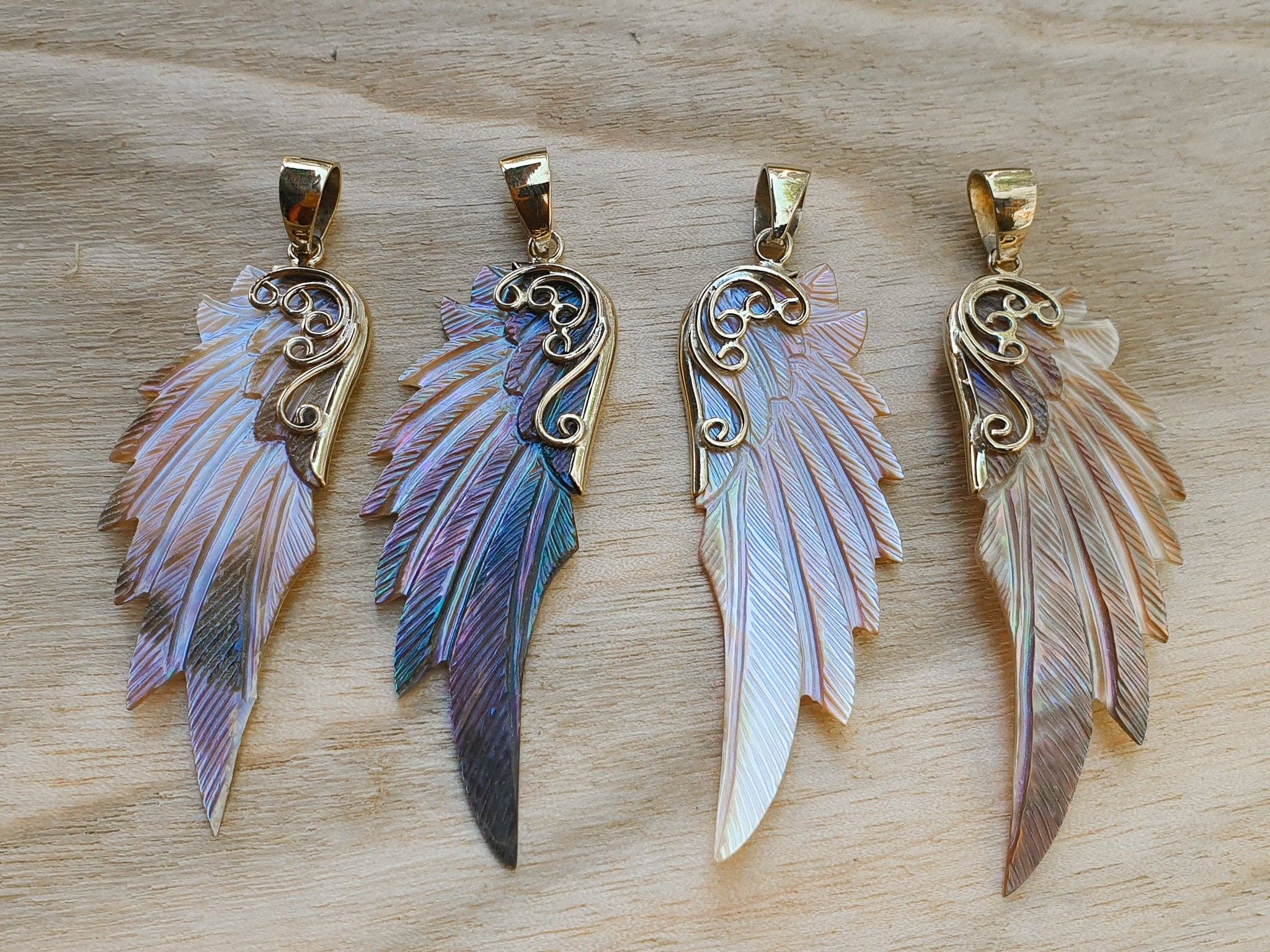 Feather Tribe - Vente Colliers à pendentif - Pendentif Aile d'Archange Michel7