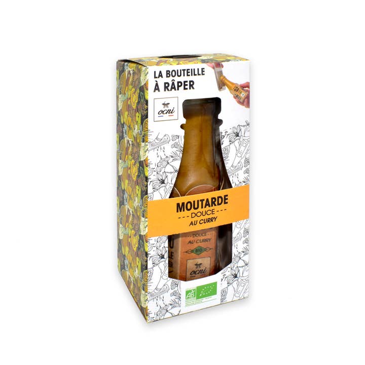 OCNI Factory - Wholesale Mustard - GRATER BOTTLE (ORGANIC) | SWEET MUSTARD WITH CURRY