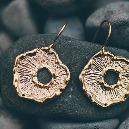 Abstract Fruit Slice Earrings for wholesale by Bec Stern