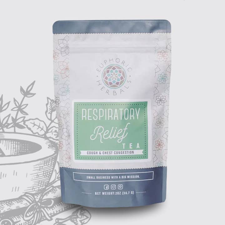 Respiratory Relief Tea for wholesale by Euphoric Herbals