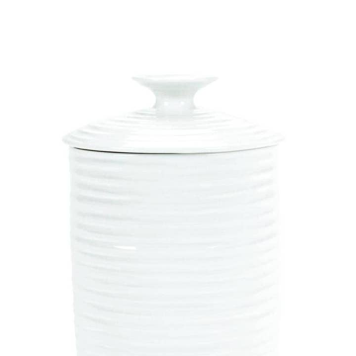 Sophie Conran White Medium Canister for wholesale by Portmeirion, Spode, Pimpernel, Nacthmann, Wrendale Designs
