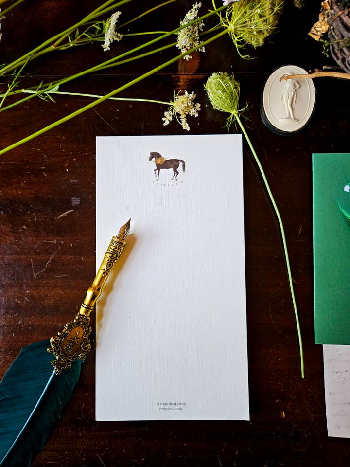 Spiritus Equestrian Notepad for wholesale by THE MANSION GIRLS