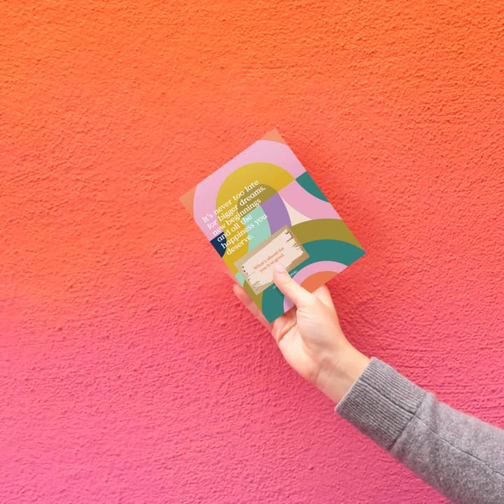 Inklings Paperie - Wholesale Encouragement Card - Scratch-off Card - Never Too Late - Encouragement9