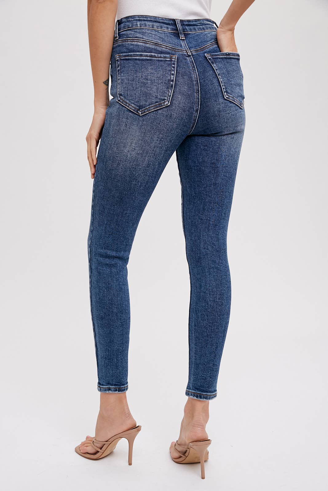 Bluivy - Vendita all'ingrosso Jeans - Donna - JEANS SKINNY VITA MEDIA24