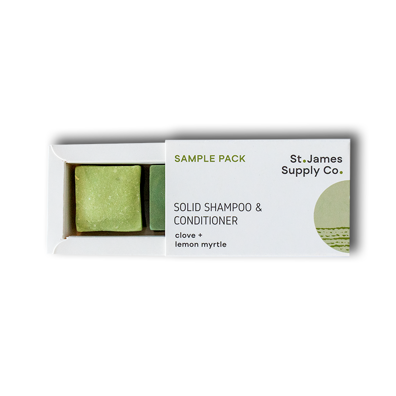 St. James Supply Co. – Caixa de champô/champô sólido por atacado – Pack Amostra - Myrtle0