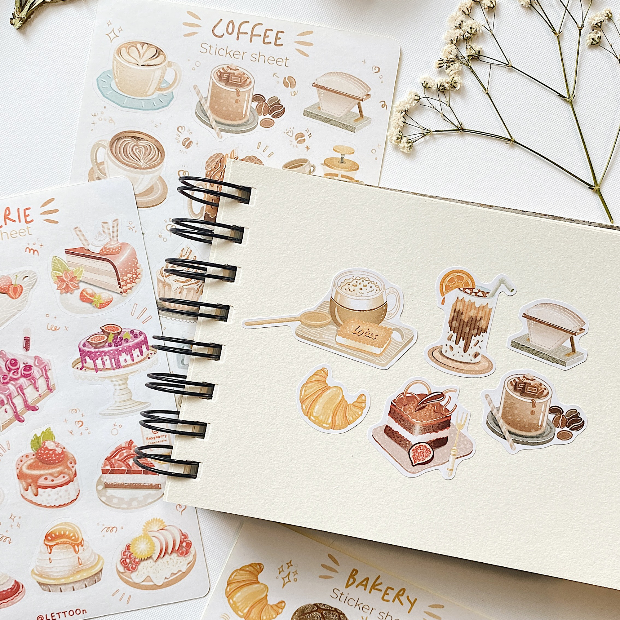 Lettoon - Wholesale Sticker - Sticker Sheet - Bakery5