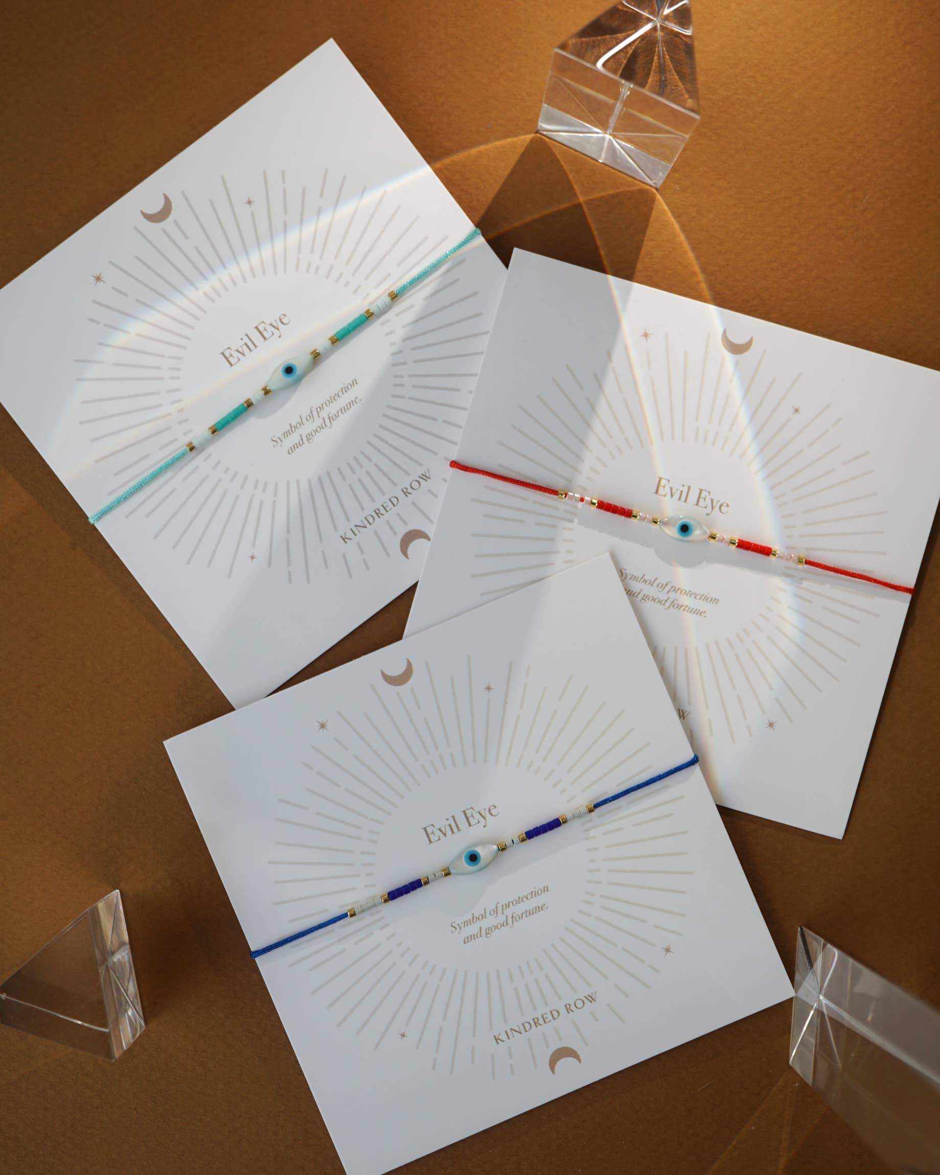 Kindred Row - Wholesale Armband met kralen - Boze Oog Koord Armband, Rood4