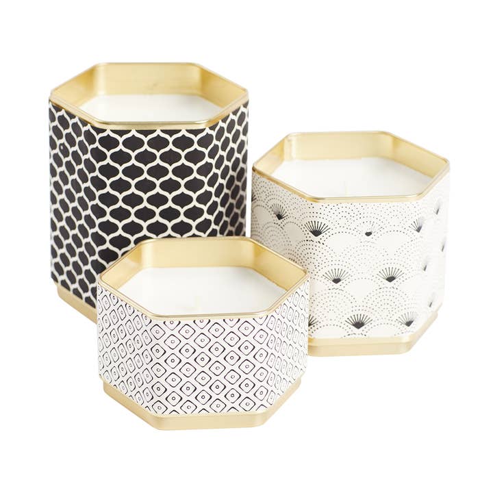 Moderno/Hexágono para venta al por mayor de Lumé Luxe Candles