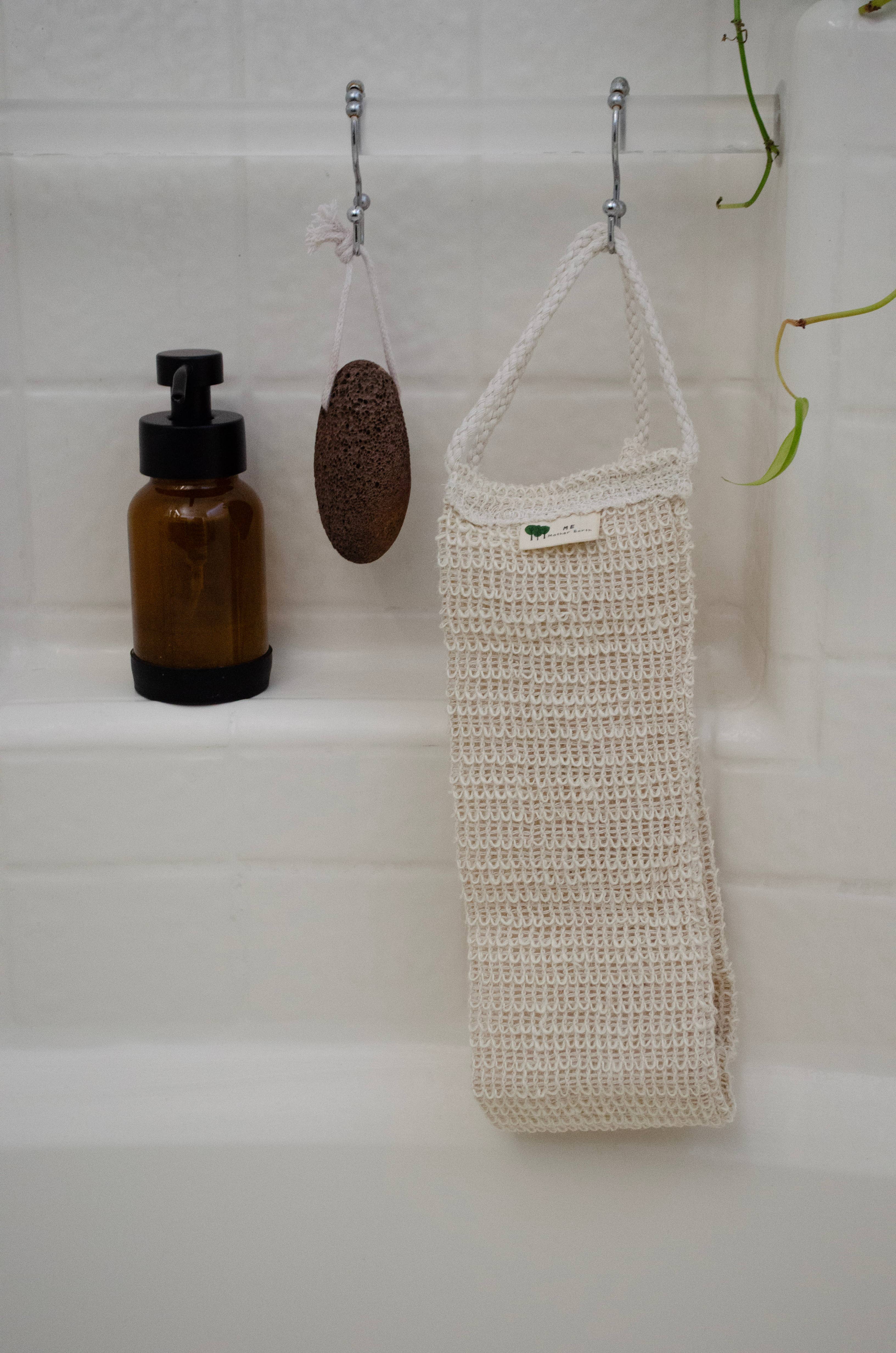 Me Mother Earth - Wholesale Bath pouf/sponge - Sisal Back Scrubbing Strap | Sustainable Materials3