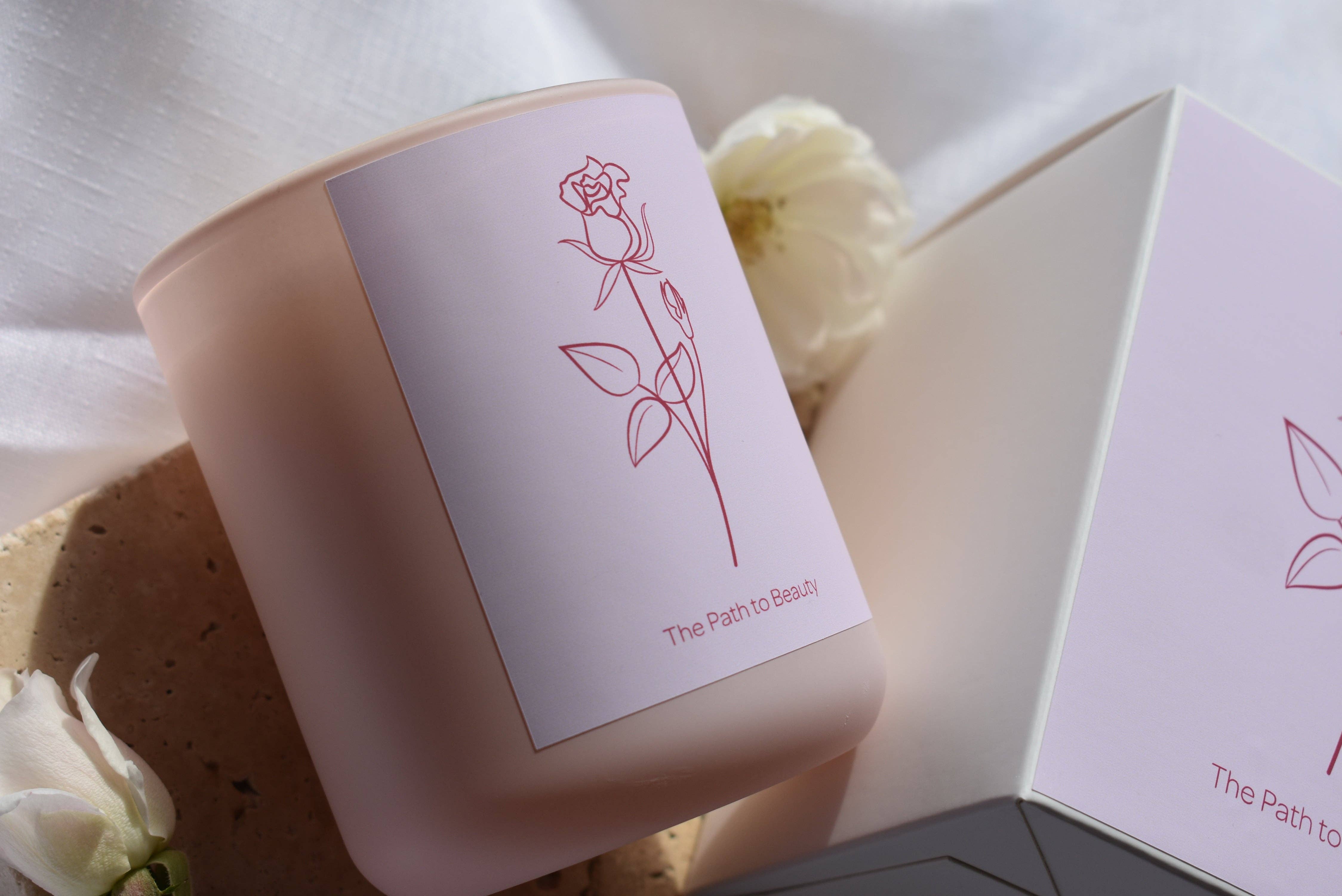 The Path to Beauty - Wholesale Jar/Filled Candle - Harmony Soy Candle1