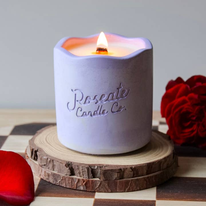 Lavender Dream Candle for wholesale by Roseate Candle Co.