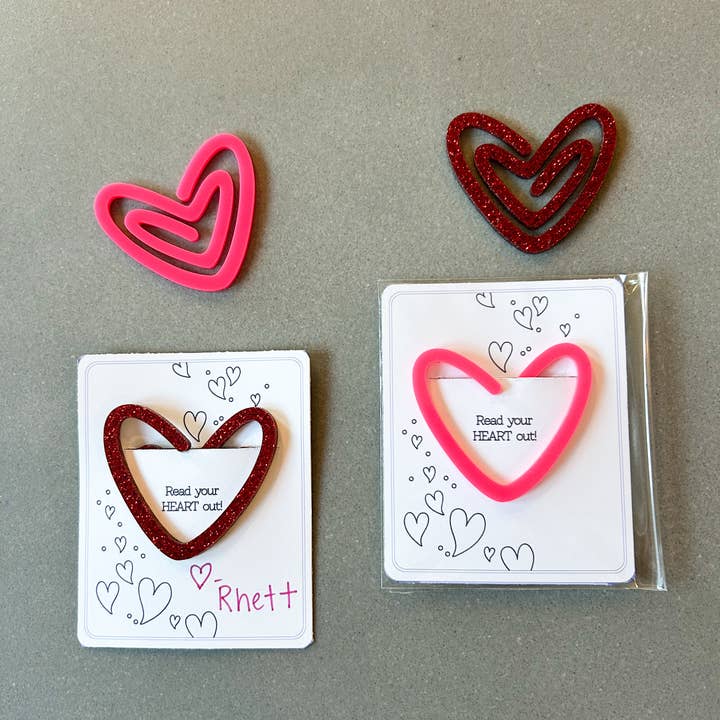 Heart Valentine Bookmark for wholesale by BB’s Shebang