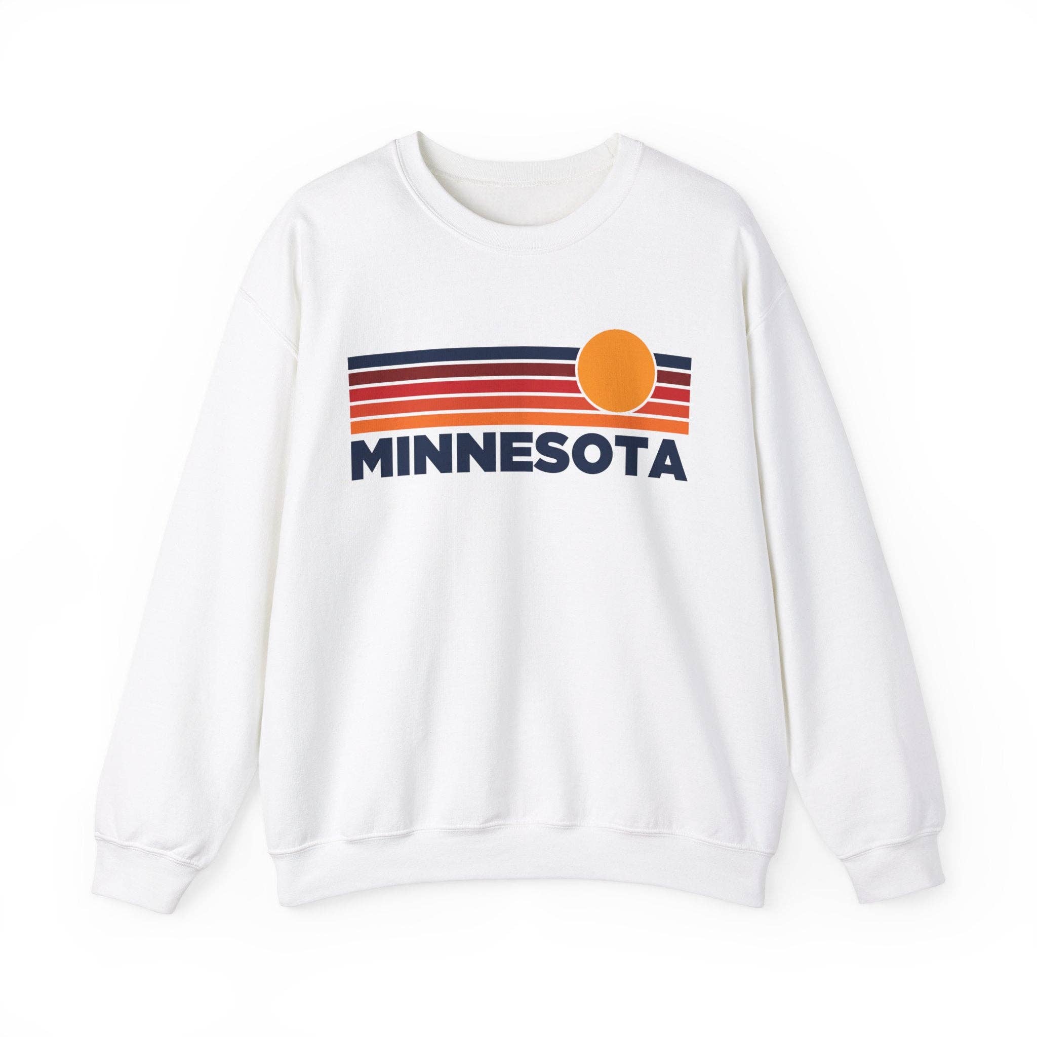 Hey Mountains - Wholesale Graphic Sweatshirt - Unisex - Minnesota Graphic Sweatshirt - Retro Sun2