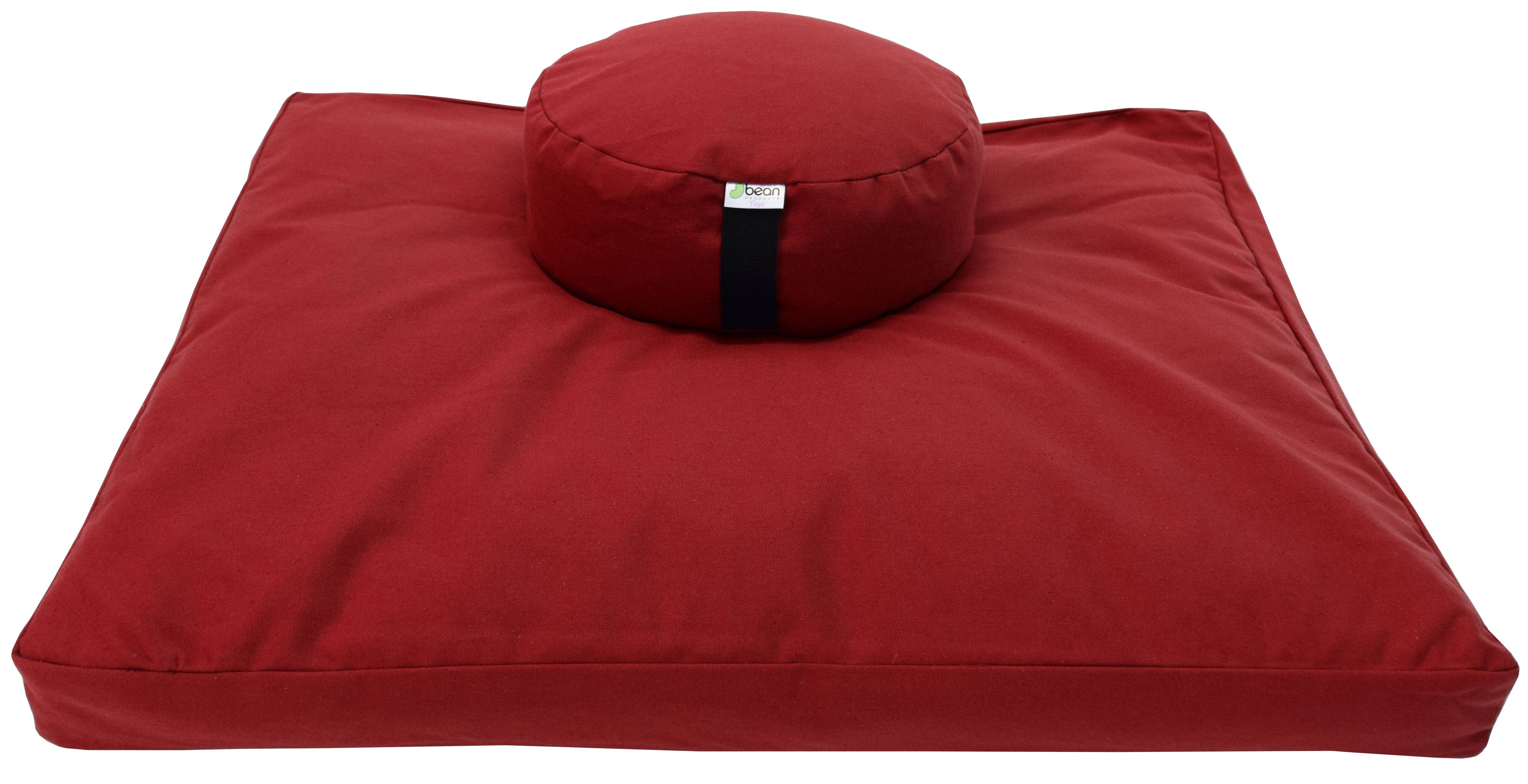 Bean Products - Wholesale Meditation Supplies - Zafu + Zabuton Meditation Cushion Set - Cotton ..Made in USA2
