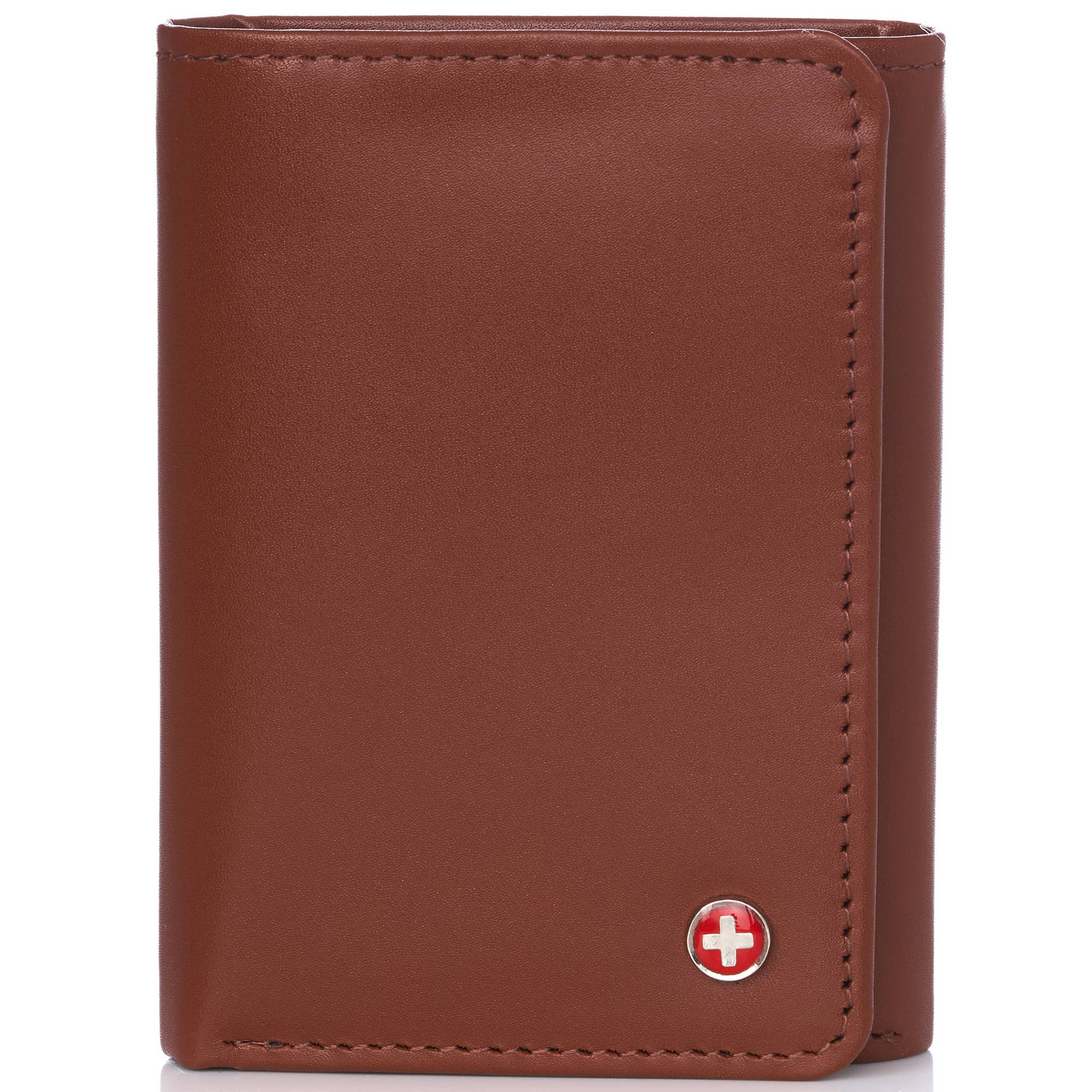 Alpine Swiss - Wholesale Wallet - Men's - Alpine Swiss RFID Mens Wallet Deluxe Capacity Trifold With Divided Bill Section - 978-PARENT18