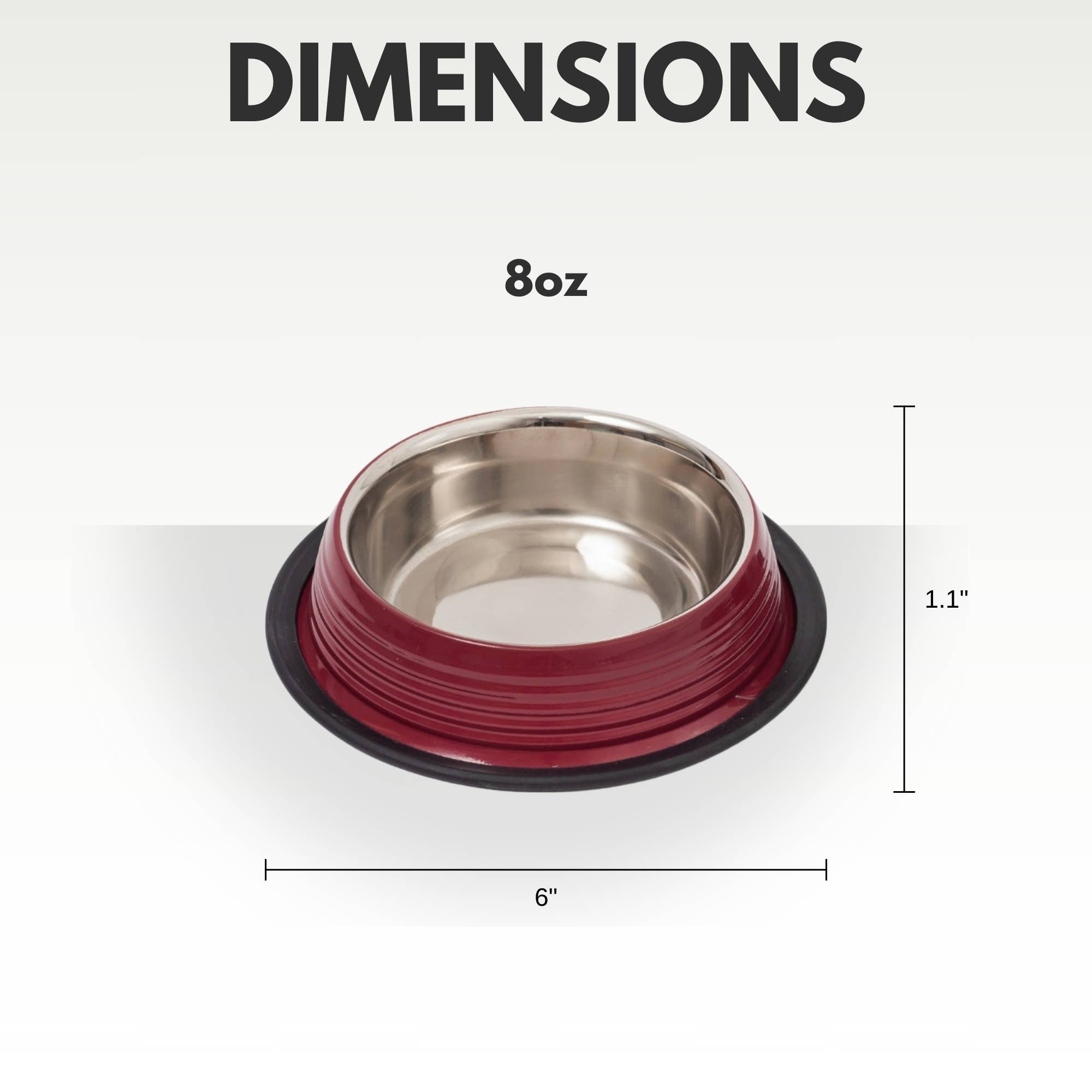 Jojo Modern Pets - Wholesale Pet Bowl - Cat/Dog - Eco-friendly Non Skid Ribbed Cat & Dog Bowl (Merlot Red)3