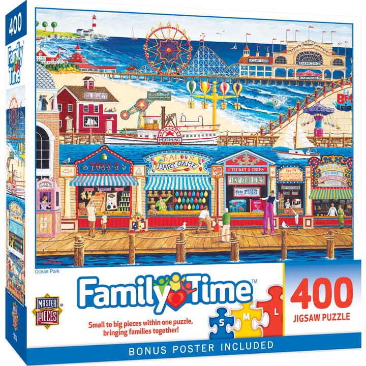 Casse-tête de 400 pièces Family Time - Ocean Park pour la vente par Masterpieces Puzzles