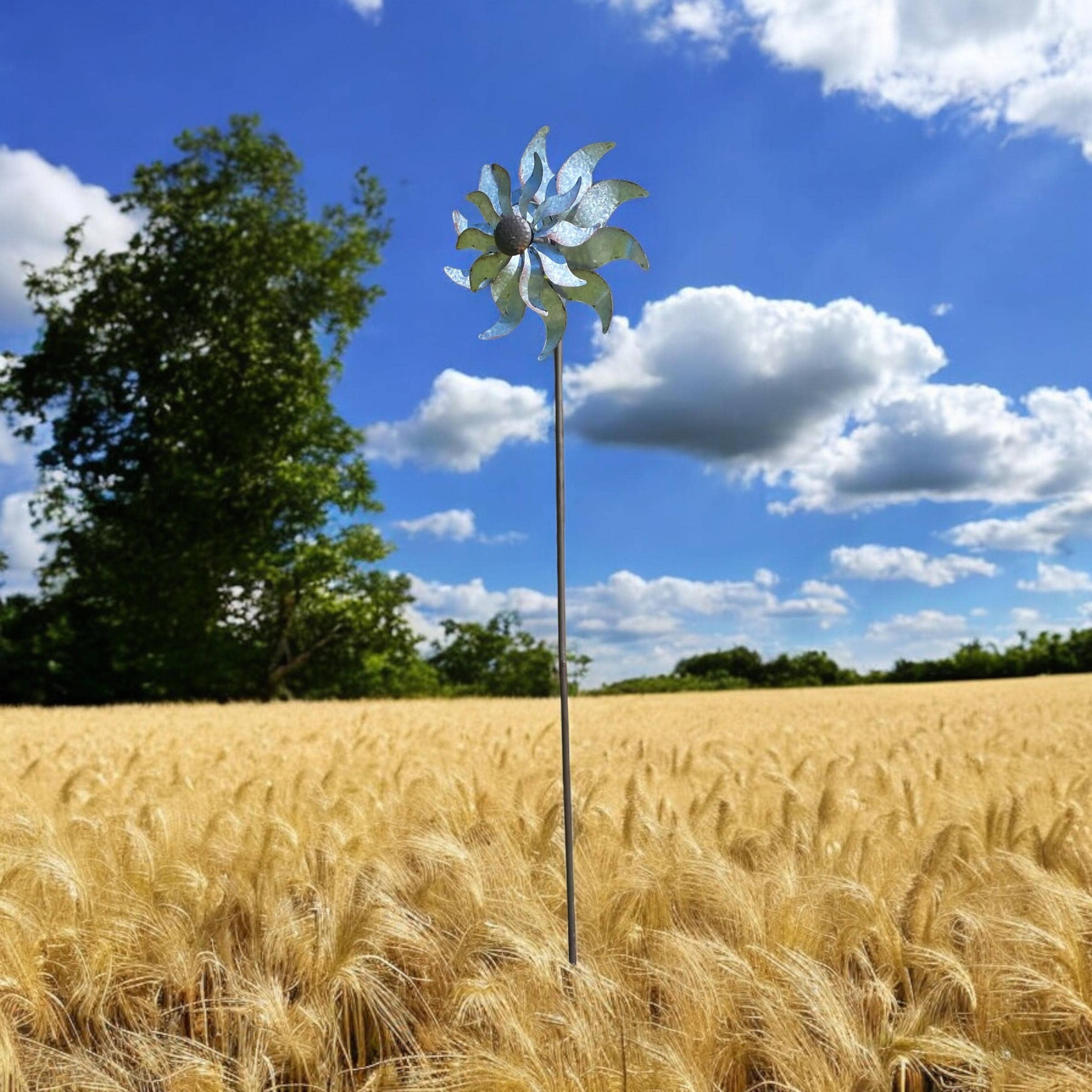 Minster Stylish Living Ltd – wholesale Wind spinner – 58" Metal Windmill0