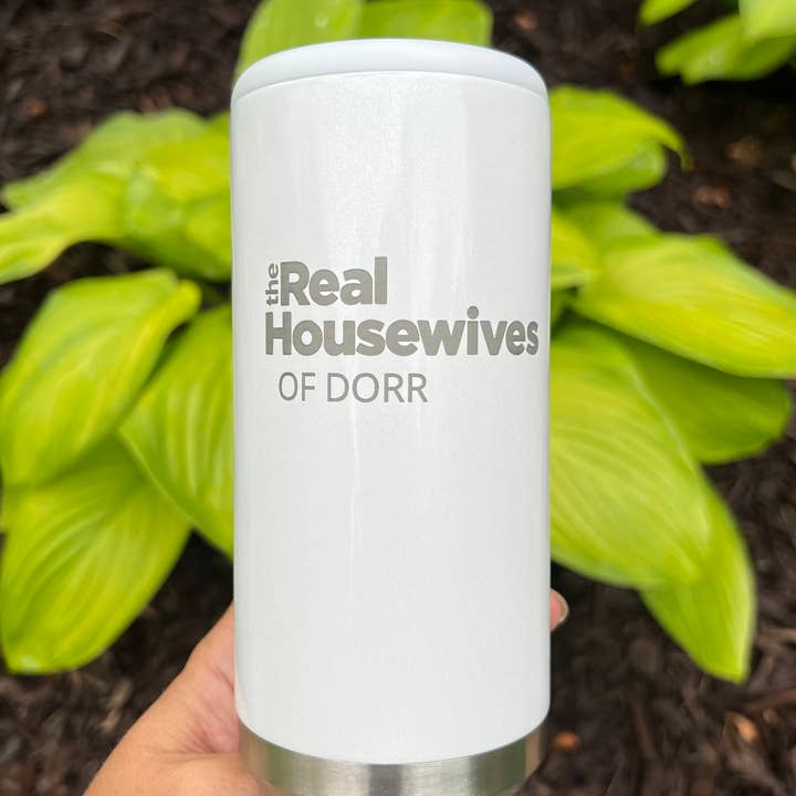 Salty Spouse Glassware - Wholesale Drink Huggers & Koozies - Real Housewives Inspired Engraved Slim Can Cooler