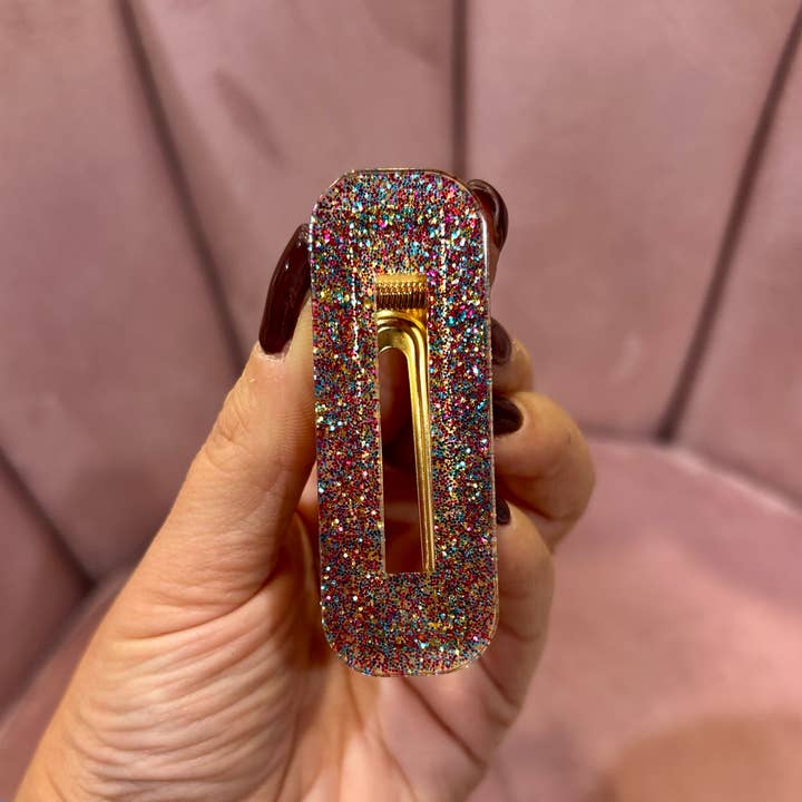 JATOBA DESIGN - Wholesale Hair Clip - Women's - BASIC COLLECTION - Multicolor rectangle barrette